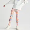 Pantalones Deportivos Nuevos para Niñas, Elásticos, de Secado Rápido, Transpirables, Amigables con la Piel, Pantalones de Yoga para Niños, para Correr, Bailar, Entrenar