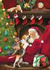 Pintura Diamante 5D Natal DIY Diamante Redondo Diamante Completo Natal Chapéu Vermelho Velho Natal Boneco de Neve Árvore de Natal Série Pintura Decorativa