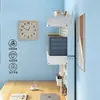 Estante de almacenamiento de tablero perforado para escritorio, estantería de varias capas para escritorios de dormitorios estudiantiles, no requiere taladro, estante de almacenamiento multifuncional para escritorios de oficina