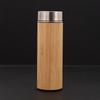Taza térmica de madera de bambú de gran capacidad, taza de té de acero inoxidable 304, taza de separación de té para hombres, taza de agua creativa china, venta al por mayor