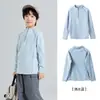 Camiseta de manga larga con forro polar para niños para otoño e invierno, cuello semi-alto, camiseta base suave, sudadera deportiva para niños y niñas, prenda superior cálida