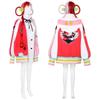 [En Stock] One Piece Hija de Pelo Rojo Uta Disfraz Cosplay Rojo Edición Teatral Diva del Mundo Uta Cosplay