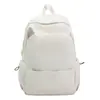 Mochila Simples Original para Alunos do Ensino Fundamental II e Médio, Bolsa Escolar Fashion de Grande Capacidade, Mochila Comuter Estilo Coreano para Viagens de Curta Distância para Homens