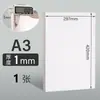 Papelão Espessado, Extra Duro, Modelo Arquitetônico DIY Feito à Mão, Placa de Divisória Kraft, Almofada de Embalagem para Logística Transfronteiriça, Papelão Branco