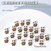 Oso Estrella de Navidad Accesorios de Aleación para Uñas Oso de Venta Caliente Transfronteriza Uñas Postizas para Uñas DIY Accesorios Hechos a Mano