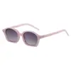 2025 Estilo Nuevo Transfronterizo Huevo de Ganso Moda Gafas de Sol de PC Europeas y Americanas Personalizadas Ovaladas Remaches Simples Casuales Gafas de Sol