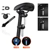 Lanterna Traseira de Bicicleta com Sensor Inteligente, Luz Fluida, Display LCD, Luz de Freio Colorida, Luz de Ciclismo de Longa Duração