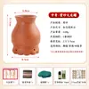 Tarro de Bianstone Dragón de Fuego al por Mayor, Tarro Especial para Medicina Tradicional China, Tarro Multifuncional para Moxibustión y Gua Sha de Arcilla Púrpura para el Hogar, Tarro Especial para Moxibustión para Salones de Belleza