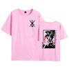 2023 Amazon AliExpress Novo Estilo Espada Lenda Periférico Estampado Masculino e Feminino Solto Casual Manga Curta Top para Verão