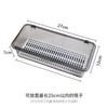 Caja para palillos de cocina, vajilla, caja de almacenamiento, escurridor, jaula para palillos largos, tubo de plástico a prueba de polvo para el hogar