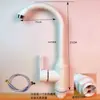 Torneira Plástica de Uso Duplo para Água Quente e Fria Interruptor Torneira de Lavatório Pia de Bancada Lavatório Pia para Lavar Vegetais Pvc Atacado
