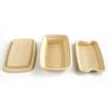 Portavasos de papel para protección ambiental personalizado caja desechable para snacks embalaje sencillo para llevar comidas caja comercial de papel para frutas de doble capa fabricantes
