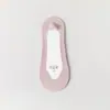 Meias femininas de verão finas de seda gelada, com sola de algodão, respiráveis, antiderrapantes de silicone, invisíveis de corte baixo, meias curtas