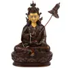 Buda Yuanhui Maestro Loto Estatuas de Buda Nepal Hecho a Mano 7 pulgadas Cobre Decoración Buda para el Hogar Maestro Loto Dios de la Riqueza
