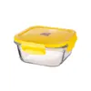 Contenedor Cuadrado de Vidrio para Alimentos de 800 ml