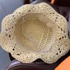 Ins Sombrero de Paja para Bebé y Niños Pequeños de Corea del Sur Verano Bebé Niña Protector Solar Sombrilla Princesa Viaje Sombrero de Playa Sombrero de Pescador Moderno