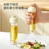 Garrafa de Óleo com Spray Inferior 100ml Sprayer de Óleo Atomizador para Air Fryer Cozinha Doméstica Churrasco Redução de Gordura Controle de Óleo Portátil
