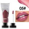 Julystar Bálsamo Labial con Color Brillo Labial Espejo Luz de Agua Larga Duración Fácil de Colorear Brillo Labial Hidratante
