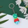 Criativo Cartoon 3D Boneca Chaveiro Borracha Macia Saco Pingente Pequeno Presente PVC Chaveiro em estoque