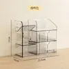 Caja organizadora de cosméticos para cajón de tocador en casa, caja de cajón de plástico para cosméticos montable en pared sin taladro