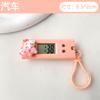 Lindo gatito rosa reloj pequeño reloj electrónico de dibujos animados reloj de horario de clase para examen de estudiante temporizador