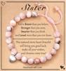 Pulsera de Amistad para Cumpleaños de Mujer Amazon Pulsera de Piedras Naturales con Cuentas Regalo de Navidad Día de San Valentín