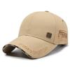 Nueva Gorra de Béisbol Bordada con Letras de Estilo Nacional de Primavera y Otoño para Exteriores para Hombre y Mujer, Tapa Dura, Agujero de Ventilación Metálico, Visera Parasol, Gorra Protectora Solar