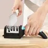 Afilador de cuchillos casero herramienta de afilado de tres etapas multifuncional cuatro etapas puesto artefacto de afilado piedra de afilar rápida venta al por mayor