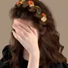 Nueva diadema de alta gama 2026, peine para el cabello estilo Maillard para peinar y arreglar los cabellos sueltos, accesorio para el cabello de uso diario estilo coreano para usar al aire libre