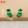 Nueva Serie Navideña 3D Casa de Muñecas DIY Pegamento de Crema Accesorios de Resina Colgante Decoración Adornos