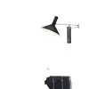 Lámpara de pared plegable de brazo largo extensible estilo vintage francés para pared de fondo de sala de estar, lámpara de noche de dormitorio, lámpara de pared de lectura