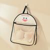 Nueva bolsa colgante con cara sonriente para almacenamiento de ropa interior y calcetines, artefacto de almacenamiento para acabado de armario, bolsa de red transpirable colgante, bolsa de almacenamiento