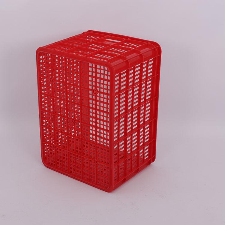 红色塑胶周转筐如顺塑业型号 592 内570*40