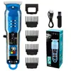 Cortapelos Digital con Pantalla LCD Transparente Transfronterizo para Uso en Salón, Recortadora de Cabello Eléctrica para Tallado y Estilismo, Afeitadora de Cabello Recargable para Uso en Casa