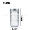 Atacado Pote Transparente Selado com Diamante Molho para Salada Pote de Caviar Pote de Vidro tipo Mason Jar Pote de Mel Pote de Geleia