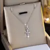 Collar con Colgante Cruzado Versátil, Moderno y Elegante, Transfronterizo para Mujer, Adecuado para Uso Diario, Superposición y como Regalo, Cadena para Clavícula