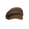 Chapéu Octogonal Nuvem Feminino Outono Inverno Tamanho Grande Mostra Rosto Pequeno Boina Retrô Caqui Chapéu para Frente Chapéu Preto Masculino