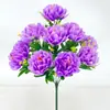 Lámpara Nueva de Loto Artificial, Flor Falsa, Loto de Guanyin, Decoración del Hogar, Arreglo Floral de Plástico, Flor de Seda para Sala de Culto