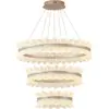 Lámpara de araña de cristal francesa de lujo ligero para sala de estar, floral francesa para comedor, dormitorio, habitación de princesa, lámpara de araña de diseñador de aluminio, otros