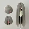 Peluca para Muñeca BJD, Cabello Largo Recto Suave Tipo Seda con Flequillo Largo, Cabello Personalizable para Muñecas de 346 Puntos, Accesorio para Vestir