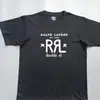 Camiseta de algodão estampada Ralph Lauren Polo transfronteiriça, envia em até 48 horas, 100% algodão, estilo unissex