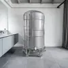 Tanque de Água de Aço Inoxidável 304 Torre de Água Barril de Armazenamento Doméstico Vertical e Horizontal Telhado Espessado Tanque de Armazenamento de Água da Cozinha Barril Quadrado para Vinho