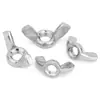 Tuerca de mariposa de acero inoxidable 304/201/316 DIN315 tuerca de mano de garra M3M4M5M6M8M10M12