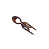 Pasador Pequeño de Pescado con Estampado de Leopardo de Acetato para Mujer, Herramienta para Peinar Moños, Peine Peineta Simple de Gama Alta, Accesorio para el Cabello de Mujer