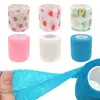 Venta al por mayor de vendajes protectores para dedos, vendajes deportivos autoadhesivos fáciles de rasgar, cinta de papel con protección para el pelo no adherente para fijación de lesiones en mascotas