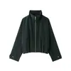 Venta al por mayor de ropa para mujer estilo europeo y americano transfronteriza, chaqueta aviador de cuadros retro estilo commuter 6318268
