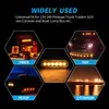 Suministro Transfronterizo de Luces de Advertencia LED Ultra Finas de 6 LEDs para Automóviles, Motocicletas y Camionetas Luces Estroboscópicas, Luces de Señalización Laterales Universales para Vehículos