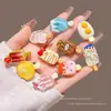 Pinzas Dulces con Lazo para el Cabello de Niñas, Pasadores Exquisitos de Alta Gama, Pinzas Lindas de Dibujos Animados para Flequillo de Niñas, Accesorios Versátiles para el Cabello