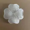 Lámpara Colgante de Hoja de Vidrio para Sala de Estar Accesorios de Lámpara de Cristal Piezas para Bricolaje Iluminación del Hogar Pantalla de Lámpara Vidrio Piezas Sueltas Accesorios Juego Completo