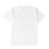250g Estilo Japonês Pesado Espesso Algodão Puro Gola V Manga Curta Camiseta Básica Camiseta Masculina e Feminina Cor Sólida Camiseta de Gola Alta